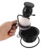 HONITANO Men's Shaving Set Kit Shaving Brush Bowl Stand Soft Nylon Bristles Personal Care Beard Bowl Holder for Comfortable Wet Shave view 3