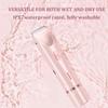IUI Beauty Shaver, IUI Beauty Electric Shaver, 2-in-1 Painless Bikini Hair Trimmer, Gentle & Safe, on The Go, Smooth and Painless, IPX7 Waterproof Dual-Head Design, Wet & Dry Use Leafverve(Pink) view 2