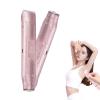 IUI Beauty Shaver, IUI Beauty Electric Shaver, 2-in-1 Painless Bikini Hair Trimmer, Gentle & Safe, on The Go, Smooth and Painless, IPX7 Waterproof Dual-Head Design, Wet & Dry Use Leafverve(Rose Gold) view 1