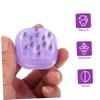 FOMIYES 3 pcs Scalp Care Hair Growth Serum Applicator Bottle with Funnel Transparent Purple Scalp Oil Applicator for Direct Hair Treatment and Massage Capacity Easy Dosage Control view 2