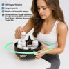 360 Rotating Makeup and Skincare Organizer Tray  Black Bathroom Countertop Organizer Premium Cosmetic Vanity Organizer for Perfume, Lotions, Makeup Brush Holder, and Beauty Storage for Women & Teens view 2