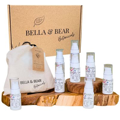 Bella & Bear The Complete Ritual: LImited Holiday Edition - Ultimate AM & PM Skincare Collection - 9-Step Full Day & Night Routine for Radiant, Balanced Skin