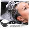 SAFIGLE 2pcs Shampoo Bowl Neck Rest For Salon Shampoo Bowl Neck Cushion Silicone Salon Sink Wash Basin Hair Washing Tray For Sink view 3