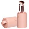 Adrienne Vittadini Travel Case with 4 Makeup Brushes (Solid Pink) view 1