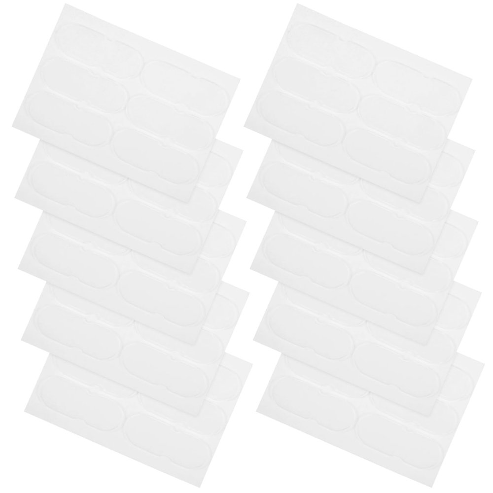 TOBBOMEY 60pcs Silicone Ear Correction Invisible Ear Shaping Patches for Vertical Alignment Cosmetic Tape Stereotyping