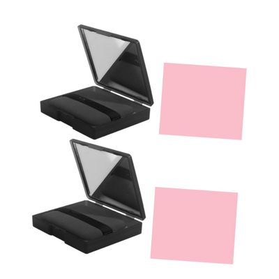 SAFIGLE Oil Absorbing Sheets with Mirror Case 2-Piece Makeup Oil Control Paper for Oily Skin Compact Facial Blotting Paper for Travel