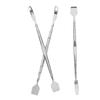 Beavorty 3pcs Blackhead Tool: Pimple Removal Tool - Stainless Steel Pore Scraper Dual End - Facial Skin Scrubber for Treatment - Nose view 1