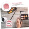 Ipetboom Creative Eyelash Storage Box Lid Compact False Eyelash Container for Travel Protective Design view 2