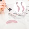 PENIKOKO Folding Eyelash Comb and Eyebrow Comb Set 2-Piece Metal Makeup Tool Dual-Use for Lash Separation Suitable for Makeup Enthusiasts view 3