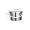 CTIRCHIU Aluminum Wax Melting Pot for Hair Removal Small Wax Warmer Replacement Container Heat-Resistant Inner Pot for Waxing Supplies Compatible view 2