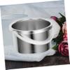 CTIRCHIU Aluminum Wax Melting Pot for Hair Removal Small Wax Warmer Replacement Container Heat-Resistant Inner Pot for Waxing Supplies Compatible view 4