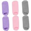 WOFASHPURET 3 Pairs Gel Moisturizing Socks for Cracked Heels Non-Slip Spa Socks Soft Cotton Blend for Dry Feet view 1