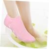 WOFASHPURET 3 Pairs Gel Moisturizing Socks for Cracked Heels Non-Slip Spa Socks Soft Cotton Blend for Dry Feet view 3