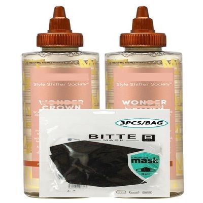 Miz Style shifter Wonder Crown Scalp Foaming Pre-Cleanse 6.8oz (2pack) with mask 3pcs