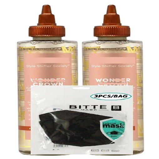 Miz Style shifter Wonder Crown Scalp Foaming Pre-Cleanse 6.8oz (2pack) with mask 3pcs