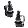 2Set Shaving Kit for Men, 3 in 1 Shaving Set Includes Portable Beard Brush Cream Bowl and Stand Beard Style Tool for Home Travel view 1