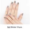 Christmas Sheep Nail Stickers 50 Sheets Gloss Nail Strips Bundle Long Lasting Gel Nail Stickers Art Decals Easy to Apply and Remove for Women DIY Decorations view 2