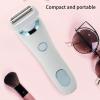 NinthAvenue Basics 2 in 1 Electric Lady Clipper and Hair Removal Device, Ideal for Pregnant Women - Private Hair Remover and Women Trimmer (Light Blue) view 2