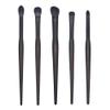 1pc Hand Crafted Makeup Brushes Soft Saikoho Goat Hair Powder Blush Eye Shadow Blending Brush Ebony Wood Handle Professional Make Up Brushes (5PCS) view 1