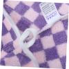 CTIRCHIU Checkered Hair Drying Turban Wraps 2pcs Super Absorbent Coral Fleece Quick-Dry Hair Drying Accessories for Women view 3