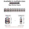 Embracing Penguins Nail Stickers 50 Sheets Gloss Nail Strips Bundle Long Lasting Gel Nail Stickers Art Decals Easy to Apply and Remove for Women DIY Decorations view 3