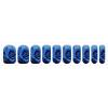 Romantic Blue Rose Nail Stickers 50 Sheets Gloss Nail Strips Bundle Long Lasting Gel Nail Stickers Art Decals Easy to Apply and Remove for Women DIY Decorations view 1
