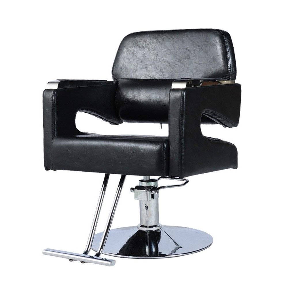 A1DFDFGOQSFG Hair Cutting Salon Chair Salon Chair Barber Chair Hydraulic Reclining Barber Chair Hair Styling Chair Beauty Salon Chair Salon Styling Beauty Equipment (Color : B)