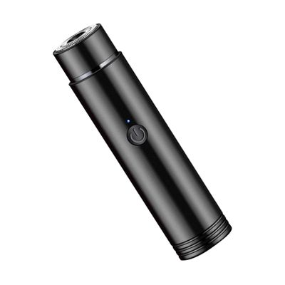 HAPINARY Portable Mini Electric Razor for Men Rechargeable Beard Shaver Lightweight Hair Removal Device for Home and Travel Durable Material Color Random