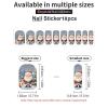 Magical Christmas Nail Stickers 50 Sheets Gloss Nail Strips Bundle Long Lasting Gel Nail Stickers Art Decals Easy to Apply and Remove for Women DIY Decorations view 3