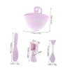 Beavorty 1Set Silicone Face Mask Bowl Skin Care Mixing Kit for DIY Facial Masks Lightweight and Easy to Clean Safe for Skin for Home and Travel view 2