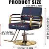 A1DFDFGOQSFG Hair Cutting Salon Chair Barber Chair Hydraulic Barber Chairs Heavy Duty 360 Degrees Rolling Salon Chair for Hair Stylist Salon Equipment Salon Styling Beauty Equipment (Color : Lig view 2