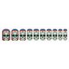 Punk Rock Earphones Skull Nail Stickers 50 Sheets Gloss Nail Strips Bundle Long Lasting Gel Nail Stickers Art Decals Easy to Apply and Remove for Women DIY Decorations view 1