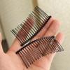 5x 10pcs Black Metal Hair Comb Clip Hair Combs Hair Piece Comb view 3