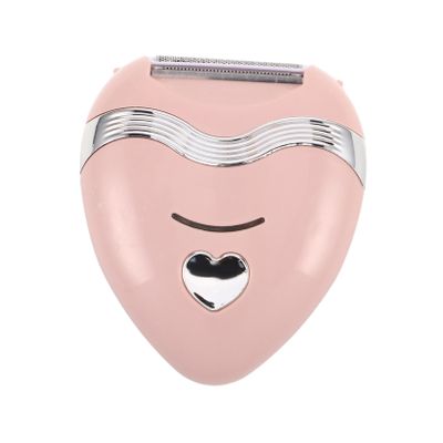 SAFIGLE 1Set Women Heart Shaped Electric Trimmer Portable Hair Removal Device for Sensitive Skin for Travel Underarm Legs Grooming Design