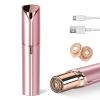 Facial Hair Remover for Women- as Seen on TV Painless Face Shaver -Mini Hair Remover, Electric Razor Shaver Portable Bikini Epilator for Lips, Chin, Armpit, Peach Fuzz,Neck, Cheek(Rose Gold) view 1