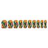 Crayons Nail Stickers 50 Sheets Gloss Nail Strips Bundle Long Lasting Gel Nail Stickers Art Decals Easy to Apply and Remove for Women DIY Decorations view 1