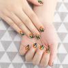 Crayons Nail Stickers 50 Sheets Gloss Nail Strips Bundle Long Lasting Gel Nail Stickers Art Decals Easy to Apply and Remove for Women DIY Decorations view 4