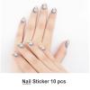 Little White Duck Nail Stickers 50 Sheets Gloss Nail Strips Bundle Long Lasting Gel Nail Stickers Art Decals Easy to Apply and Remove for Women DIY Decorations view 2