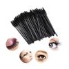 Disposable Eyelash Brush Soft Eyelash Brush Mascara Wand Applicator for Extension Makeup Kit for Women Girls 50Pcs Black Disposable view 3