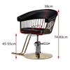 A1DFDFGOQSFG Hair Cutting Salon Chair Tattoo Chair Barber Chairs Heavy Duty Hydraulic Reclining Hair Styling Chair Salon Chair Salon Styling Beauty Equipment (Color : B) (A) view 2