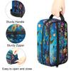 Joyousleap Sea Turtle Personalized Toiletry Bag for Women Men, Custom Name Blue Ocean Beach Coastal Turtle Hanging Cosmetic Bag Makeup Case Travel Portable Pouch view 3