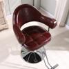 A1DFDFGOQSFG Hair Cutting Salon Chair Hair Salon Chairs with Heavy Duty Hydraulic Pump 360 Degrees Rolling Swivel Spa Beauty Salon Styling Beauty Equipment (Color : Red) (Brown) view 2