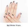 Parisian Dachshund Nail Stickers 50 Sheets Gloss Nail Strips Bundle Long Lasting Gel Nail Stickers Art Decals Easy to Apply and Remove for Women DIY Decorations view 2