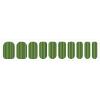 Classic Green Striped Nail Stickers 50 Sheets Gloss Nail Strips Bundle Long Lasting Gel Nail Stickers Art Decals Easy to Apply and Remove for Women DIY Decorations view 1