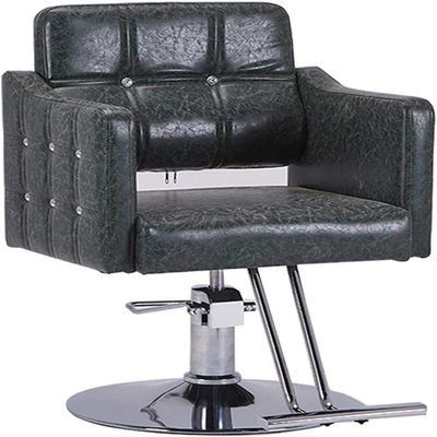 A1DFDFGOQSFG Hair Cutting Salon Chair Salon Chair Hydraulic 360  Swiveling Height Adjustable PU Leather Beauty Hairdressing Haircut Chair Salon Styling Beauty Equipment
