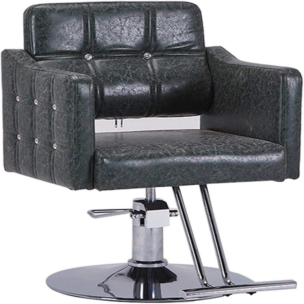 A1DFDFGOQSFG Hair Cutting Salon Chair Salon Chair Hydraulic 360  Swiveling Height Adjustable PU Leather Beauty Hairdressing Haircut Chair Salon Styling Beauty Equipment