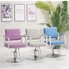 A1DFDFGOQSFG Hair Cutting Salon Chair Barber Chairs Heavy Duty Reclining Hydraulic Hair Styling Chair Hairdressing Lift Chair Salon Chairs Salon Styling Beauty Equipment (Color : Brown) (White) view 3