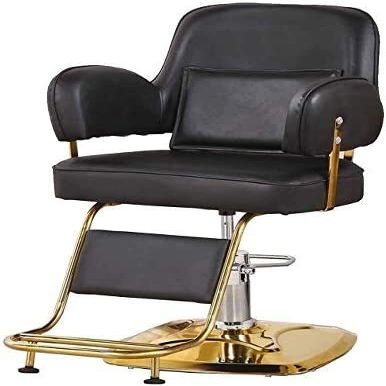 A1DFDFGOQSFG Hair Cutting Salon Chair Barber Chair Salon Hairdressing Hydraulic Hydraulic Barber Chair 360 Degrees Rolling Swivel Chair Salon Styling Beauty Equipment (Color : Black 1)