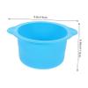 FRCOLOR 4-Piece Silicone Wax Melting Bowl Set High Temperature Resistant Wax Warmer Liners for Hair Removal and DIY Beauty Masks Includes Mixing Bowls and Scraper view 2