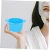 FRCOLOR 4-Piece Silicone Wax Melting Bowl Set High Temperature Resistant Wax Warmer Liners for Hair Removal and DIY Beauty Masks Includes Mixing Bowls and Scraper view 4